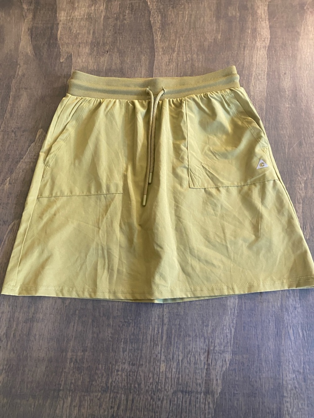 Gerry Women's Olive Green Drawstring A-Line Skort